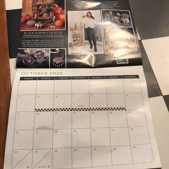 2022 Mackenzie Childs Calendar - Picture 12 of 14